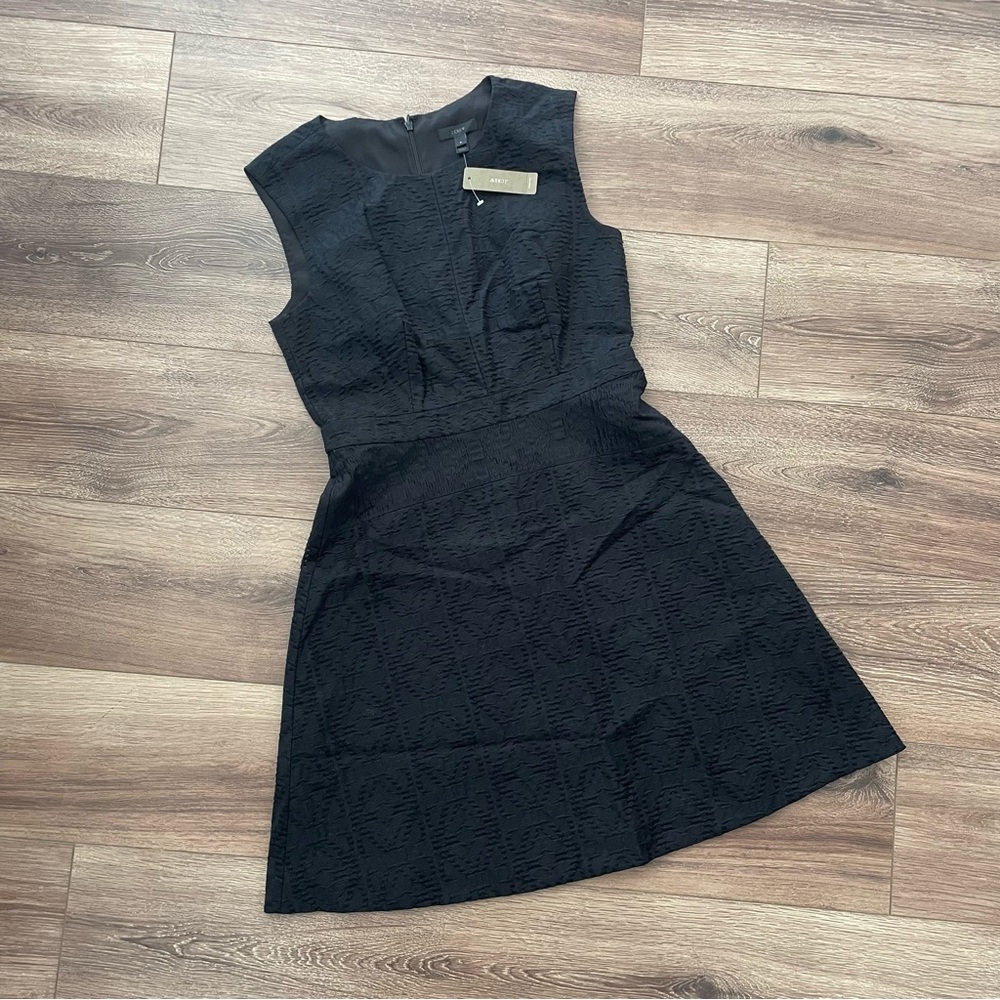 NWT J. Crew Sleeveless Little Black Dress 8